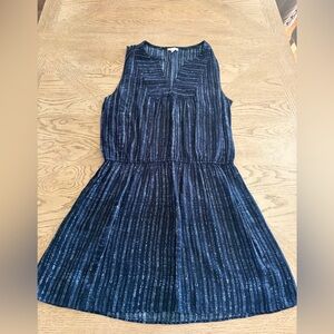 Soft Joie Striped Navy Midi Dress